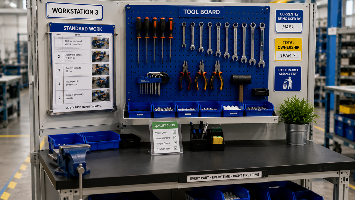 How to Create a Self-Managing Workstation | The Lean Company