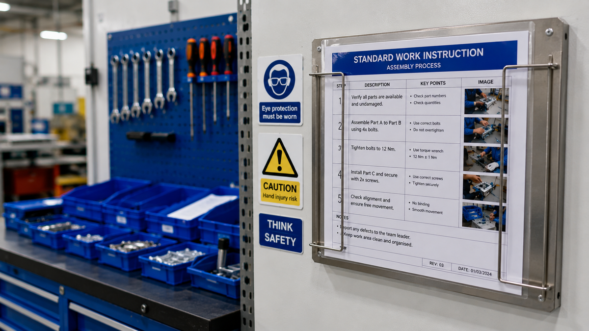 How to Make Standard Work Visible at the Point of Work | The Lean Company