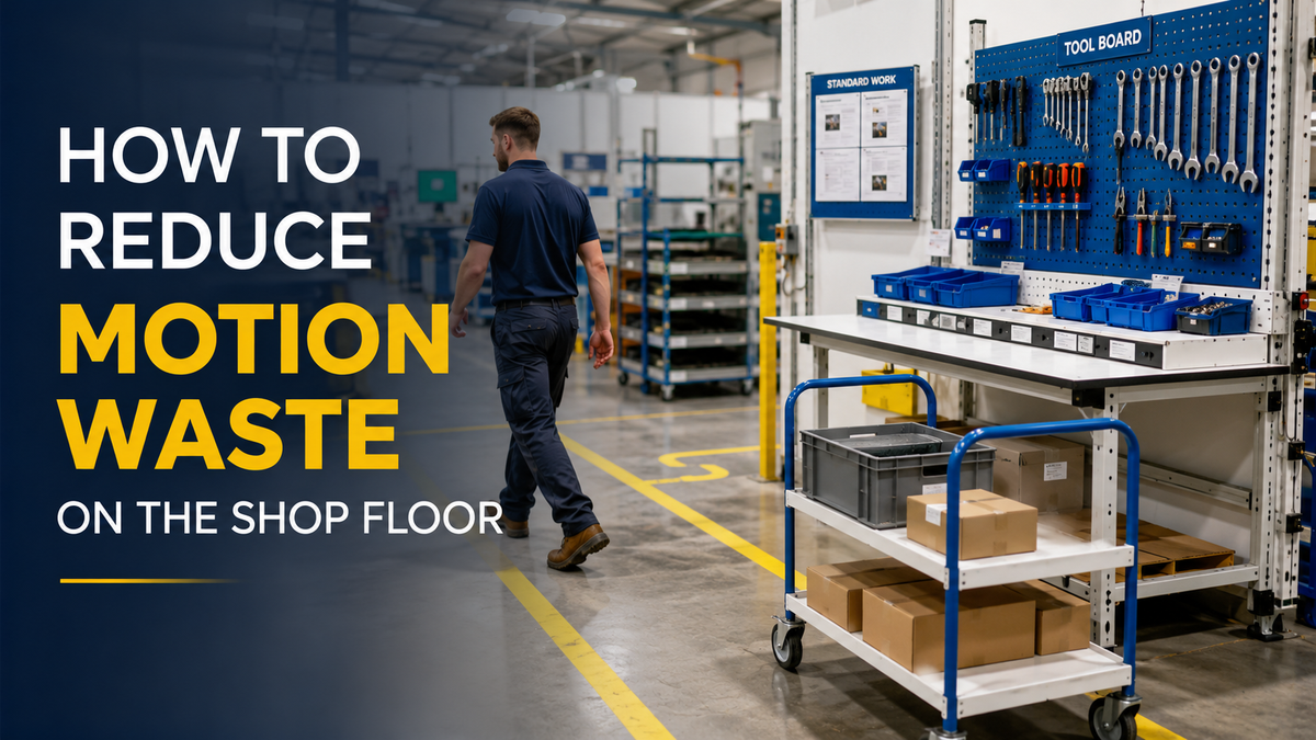 How to Reduce Motion Waste on the Shop Floor | The Lean Company