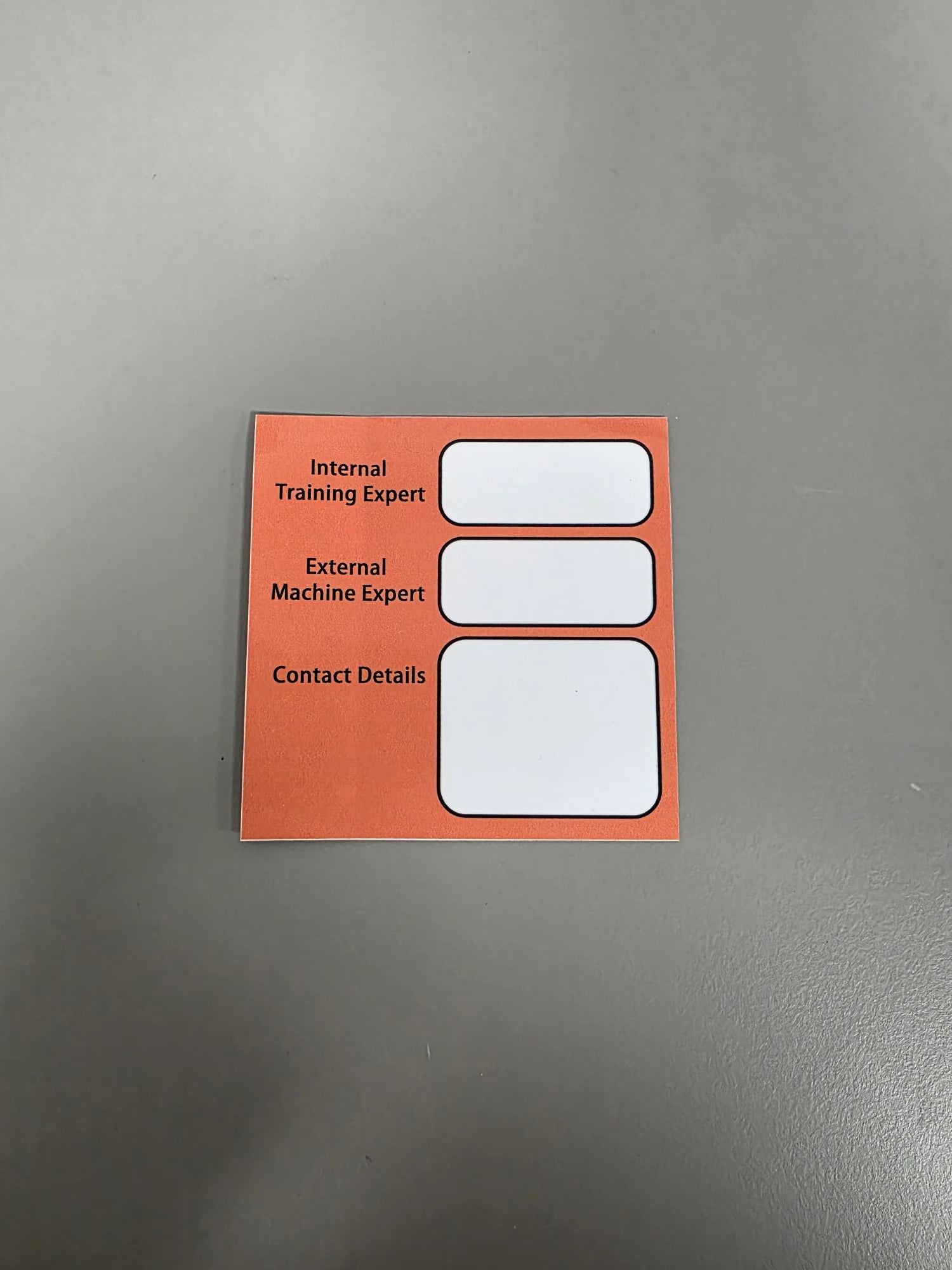 Machine Expert Sticker | Internal Training Expert | Pack of 10
