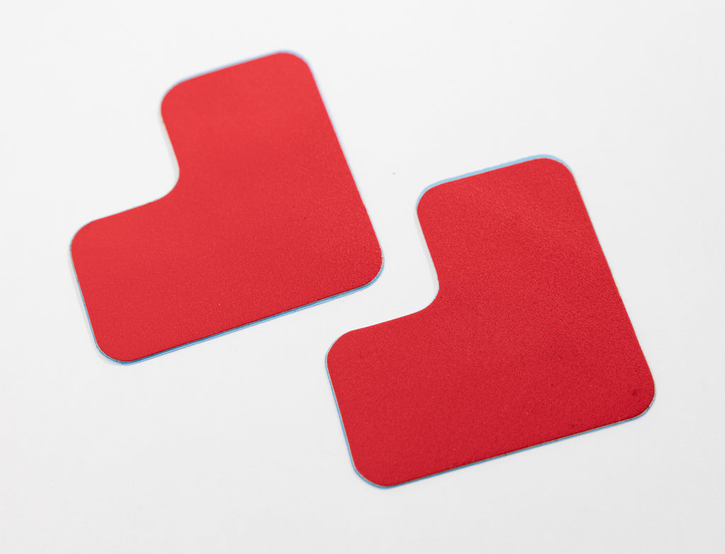 Lean Tape DS Xtreme 90 Degree Angle Red markers offer a durable solution for floor and area marking in demanding environments. Their design with rounded corners ensures a professional finish and reduces edge wear, making them ideal for high-traffic areas. The vibrant red color provides excellent visibility for clear identification of boundaries, zones, or safety areas, supporting Lean, 5S, and safety standards in factories, warehouses, and production floors. Each pack 