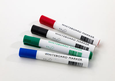 TLC Assorted Whiteboard Markers 3mm are designed for clear writing on whiteboards and visual management boards. The 3mm tip provides clean lines for production tracking, planning, training, and updates. This 4-pack (Black, Red, Blue, Green) allows colour-coding for better visibility. Ideal for factories, warehouses, offices, and training rooms.