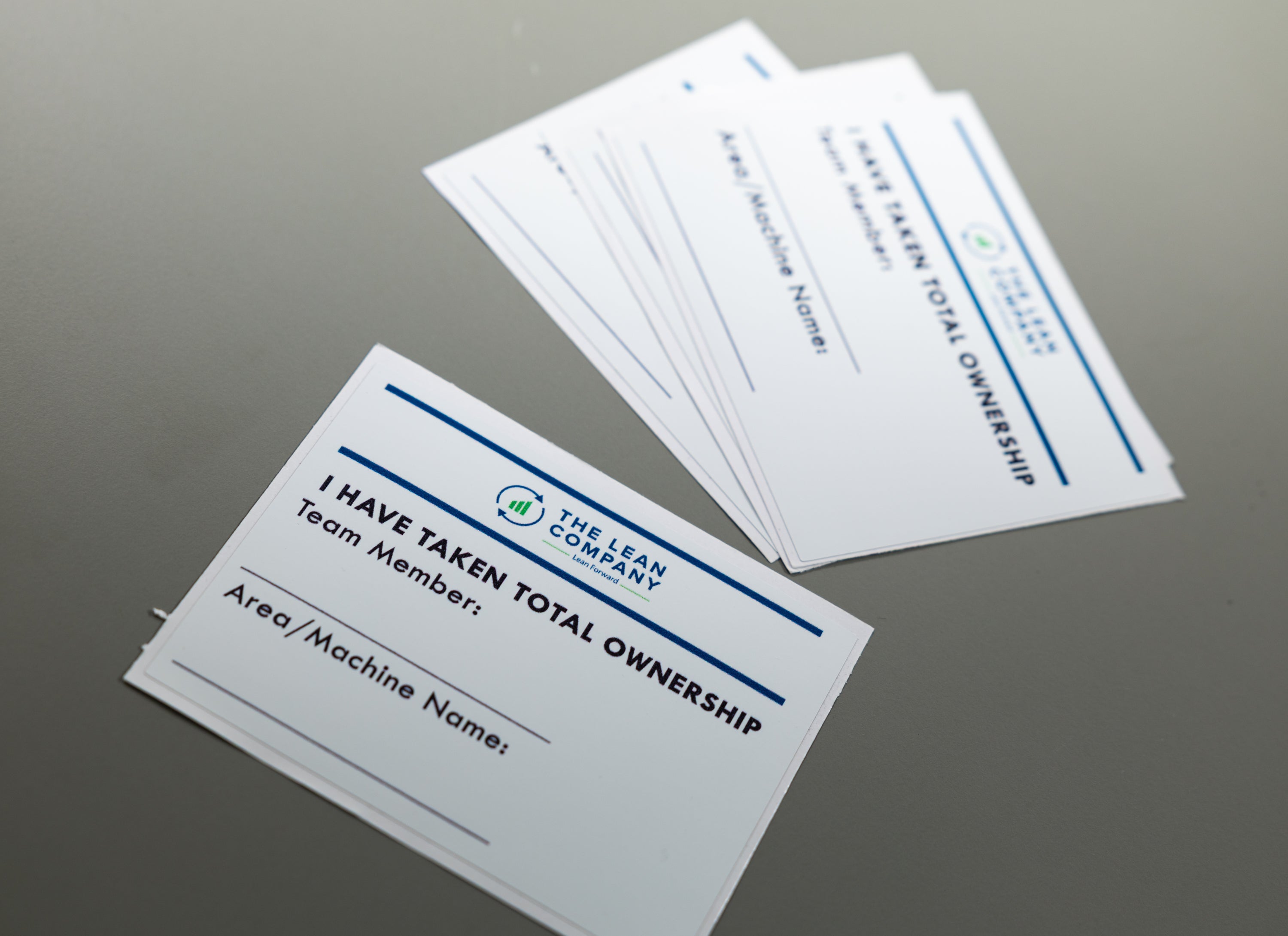 TLC Total Ownership Stickers promote accountability and pride in Lean workplaces. Reinforcing total ownership, these stickers encourage teams to take responsibility. Sized 12.5cm wide x 10cm long, they are clearly visible but not intrusive. Ideal for workstations, equipment, boards, lockers, and walls, these stickers support visual management and continuous improvement. A simple, effective tool for strengthening ownership culture.