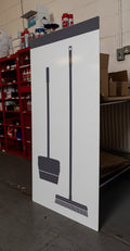 Cleaning Equipment Shadow Board | Handle and Brush | 1500 x 1000mm | 5S Visual Management