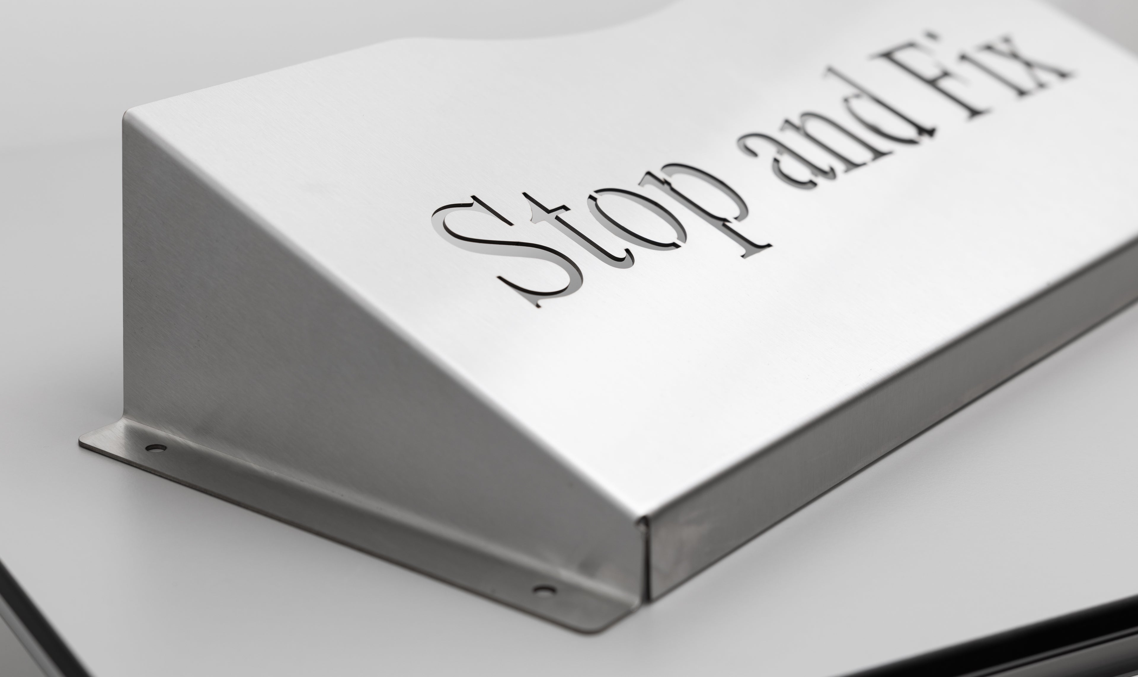 Stop and Fix A3 Stainless Steel Holder