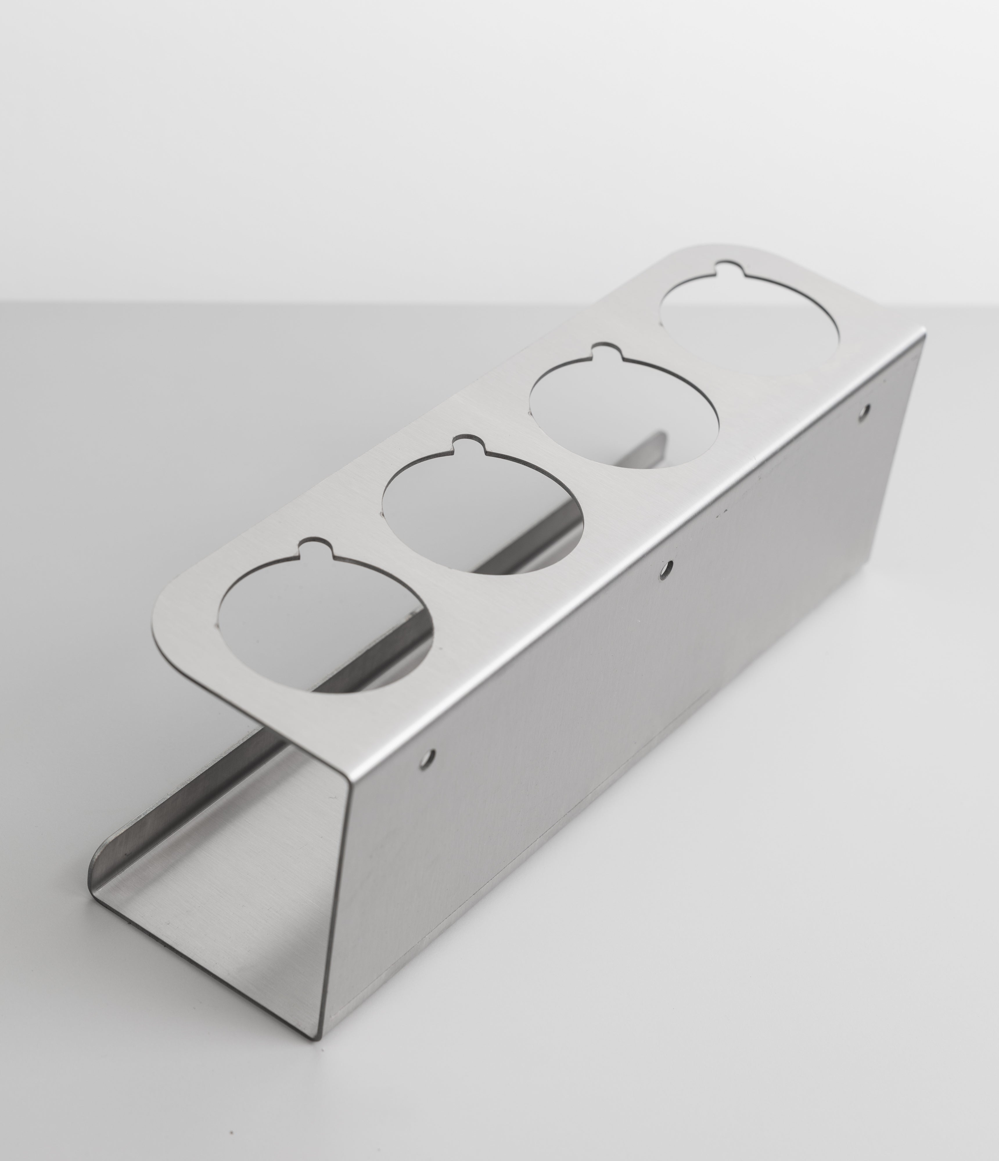 Aerosol Can Holder - 4-slot Stainless Steel