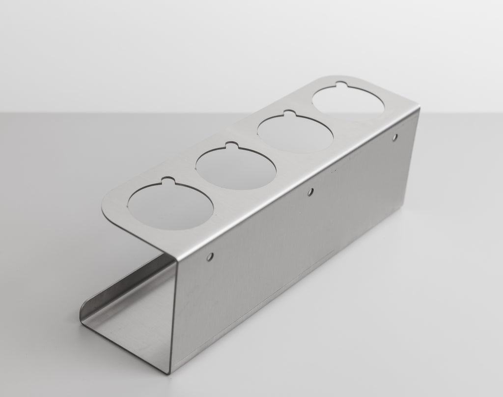 Aerosol Can Holder - 4-slot Stainless Steel