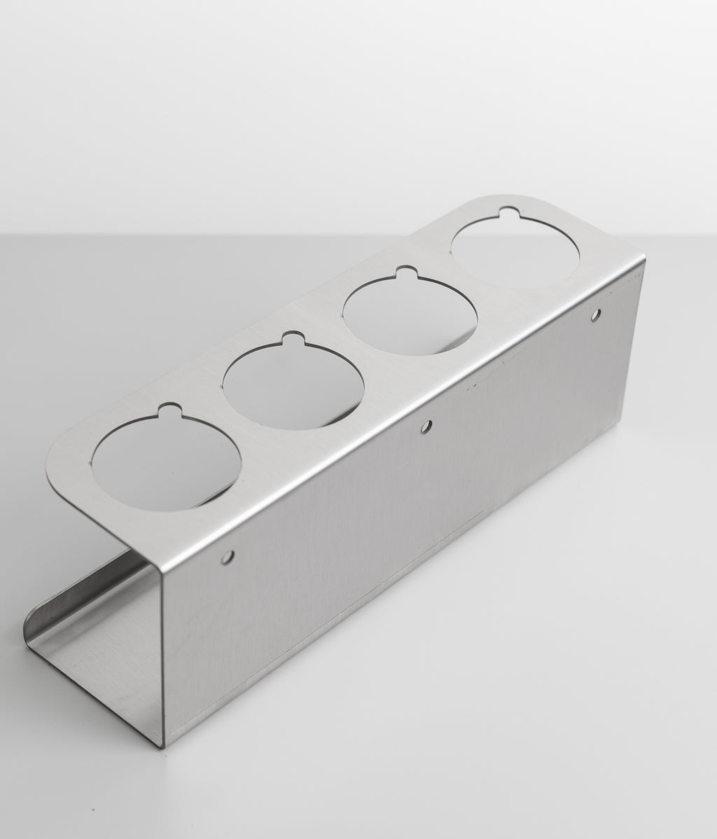 Aerosol Can Holder - 4-slot Stainless Steel