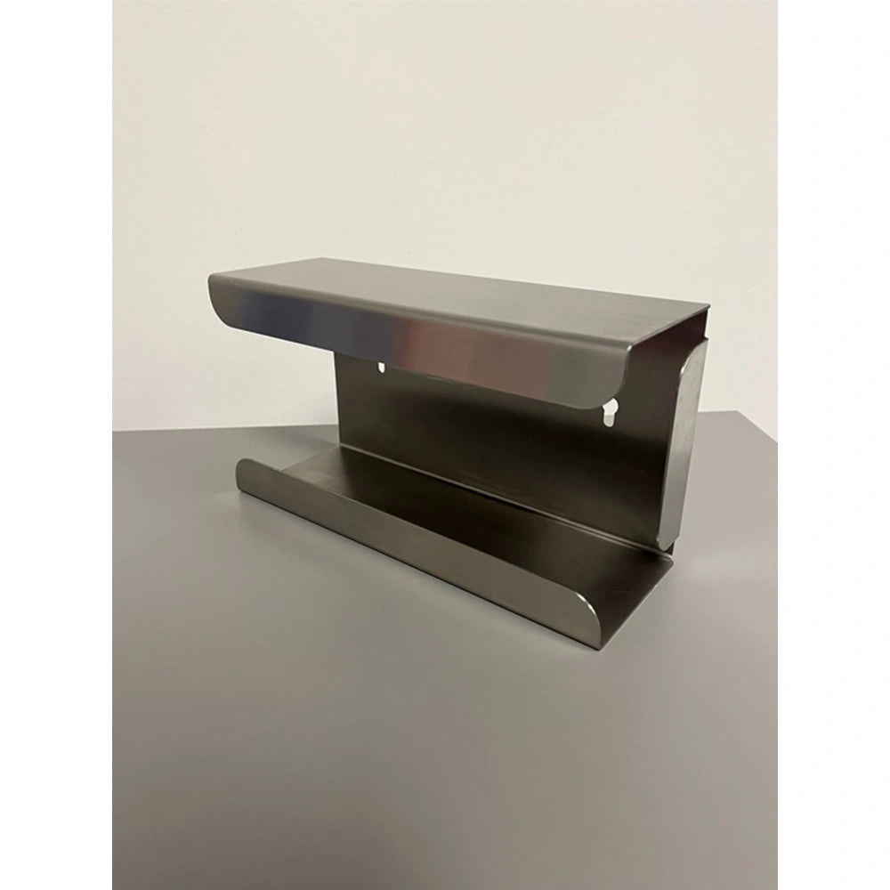 Glove Box Holder | Wall-Mounted Steel | Left Fill | Point-of-Use PPE Dispenser