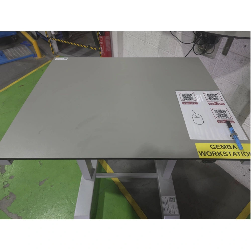Gemba Workstation | Heavy Duty Electric Height Adjustable | Production Floor