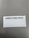 Currently Being Used By Sticker | Pack of 20