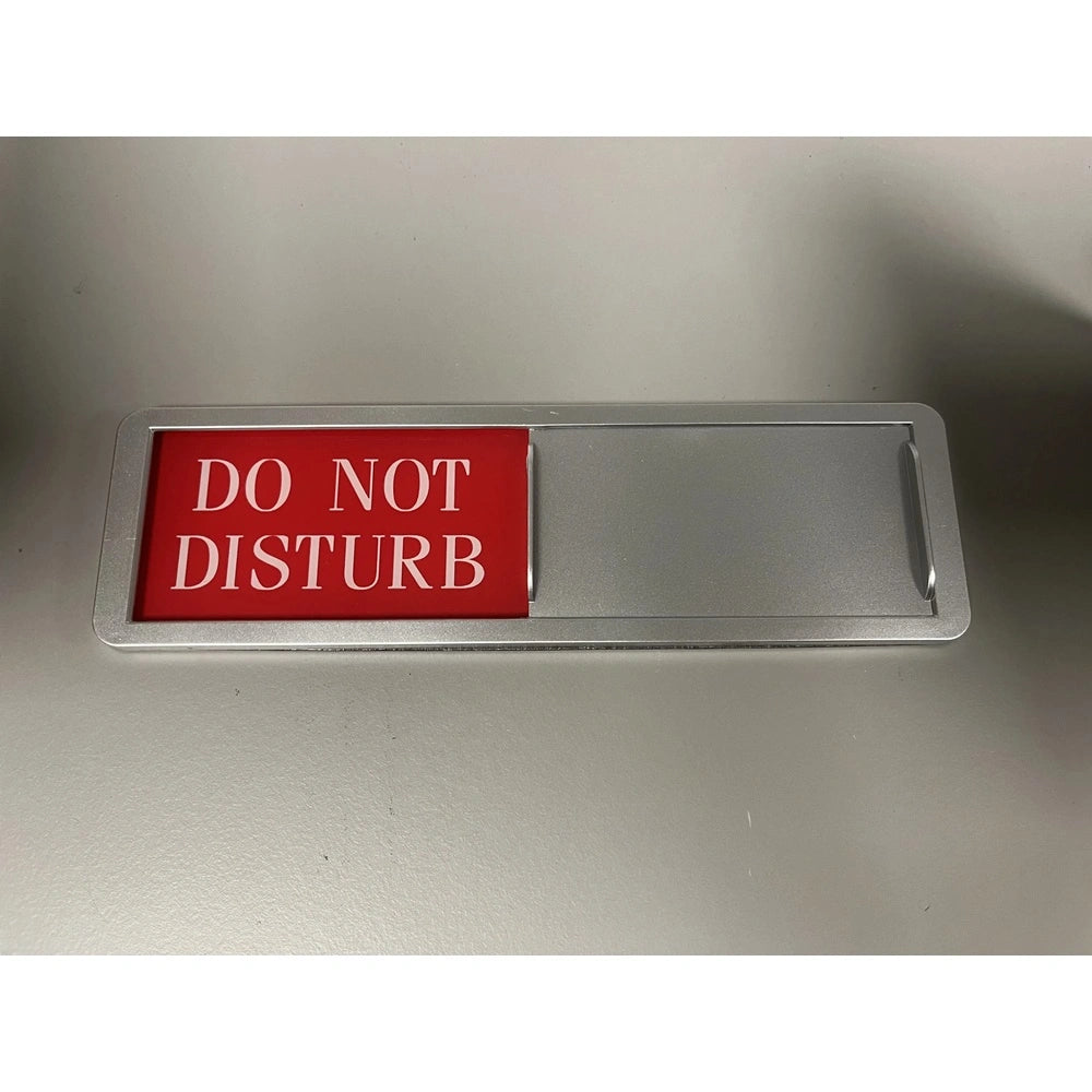 Do Not Disturb / Welcome Please Knock Sliding Door Sign | Office Sign
